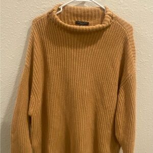 American Eagle Outfitters Warm Tan Cowl Neck Sweater